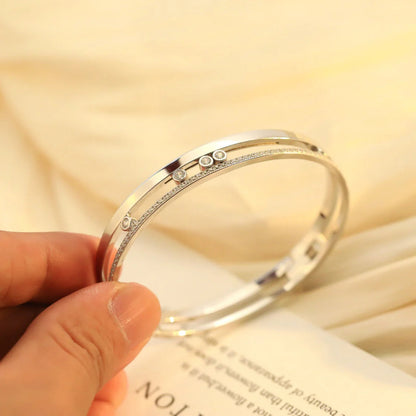 [Triumph Jewelry]Move Romane Diamond Bangle Bracelet