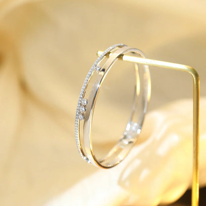 [Triumph Jewelry]Move Romane Diamond Bangle Bracelet