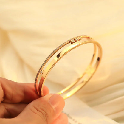 [Triumph Jewelry]Move Romane Diamond Bangle Bracelet