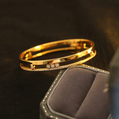 [Triumph Jewelry]Move Romane Diamond Bangle Bracelet