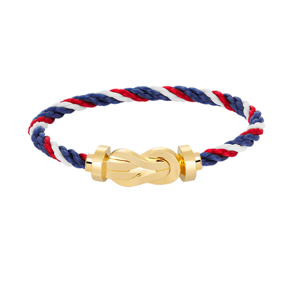 [Triumph Jewelry]CHANCE LARGE 8 FIGURE BUCKLE NO DIAMOND BRACELET GOLD