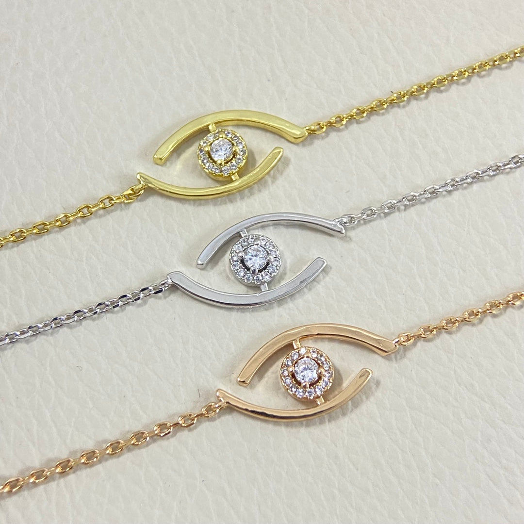 [Triumph Jewelry]Lucky Eye Pave-Set Diamond Bracelet