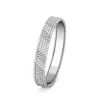 [Triumph Jewelry]  FIVE-ROW DIAMOND BRACELET