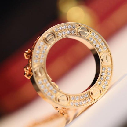 [Triumph Jewelry]LOVE NECKLACE ADJUSTABLE ROSE GOLD