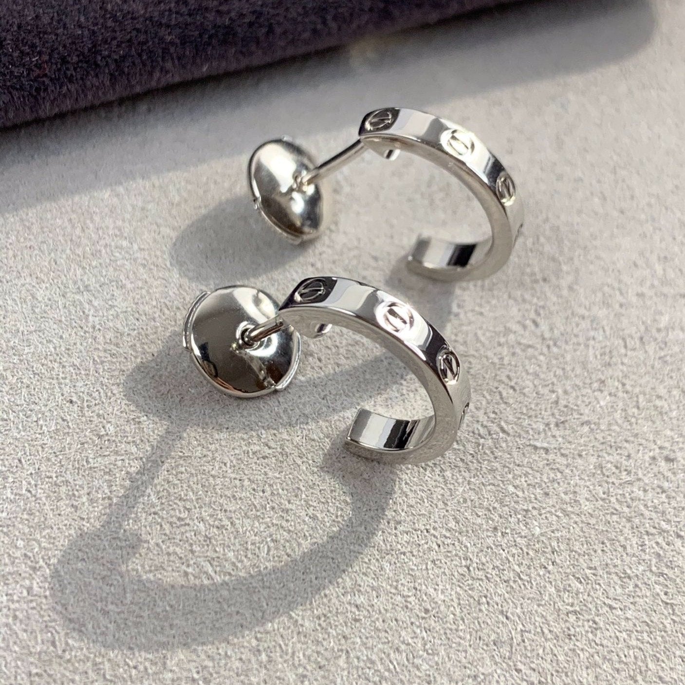 [Triumph Jewelry]LOVE EARRINGS 2.65MM SILVER