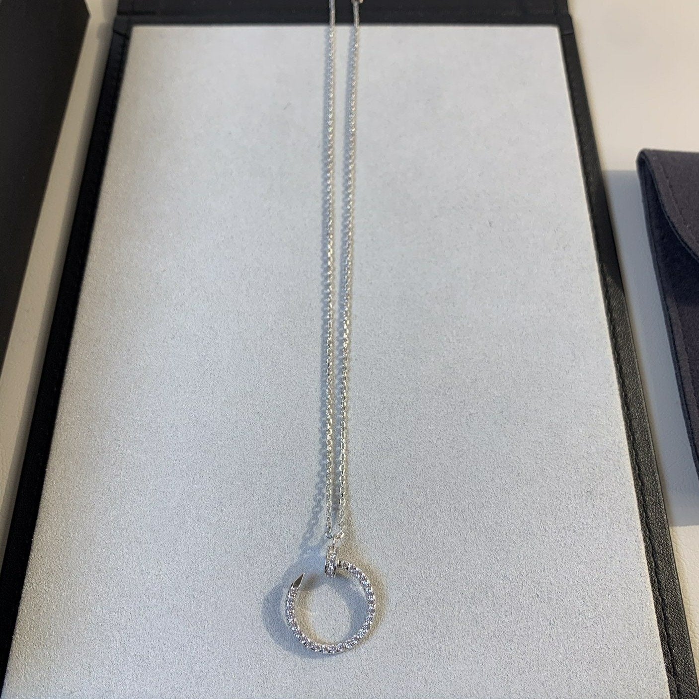 [Triumph Jewelry]JUSTE NECKLACE SILVER DIAMONDS