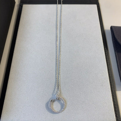 [Triumph Jewelry]JUSTE NECKLACE SILVER DIAMONDS