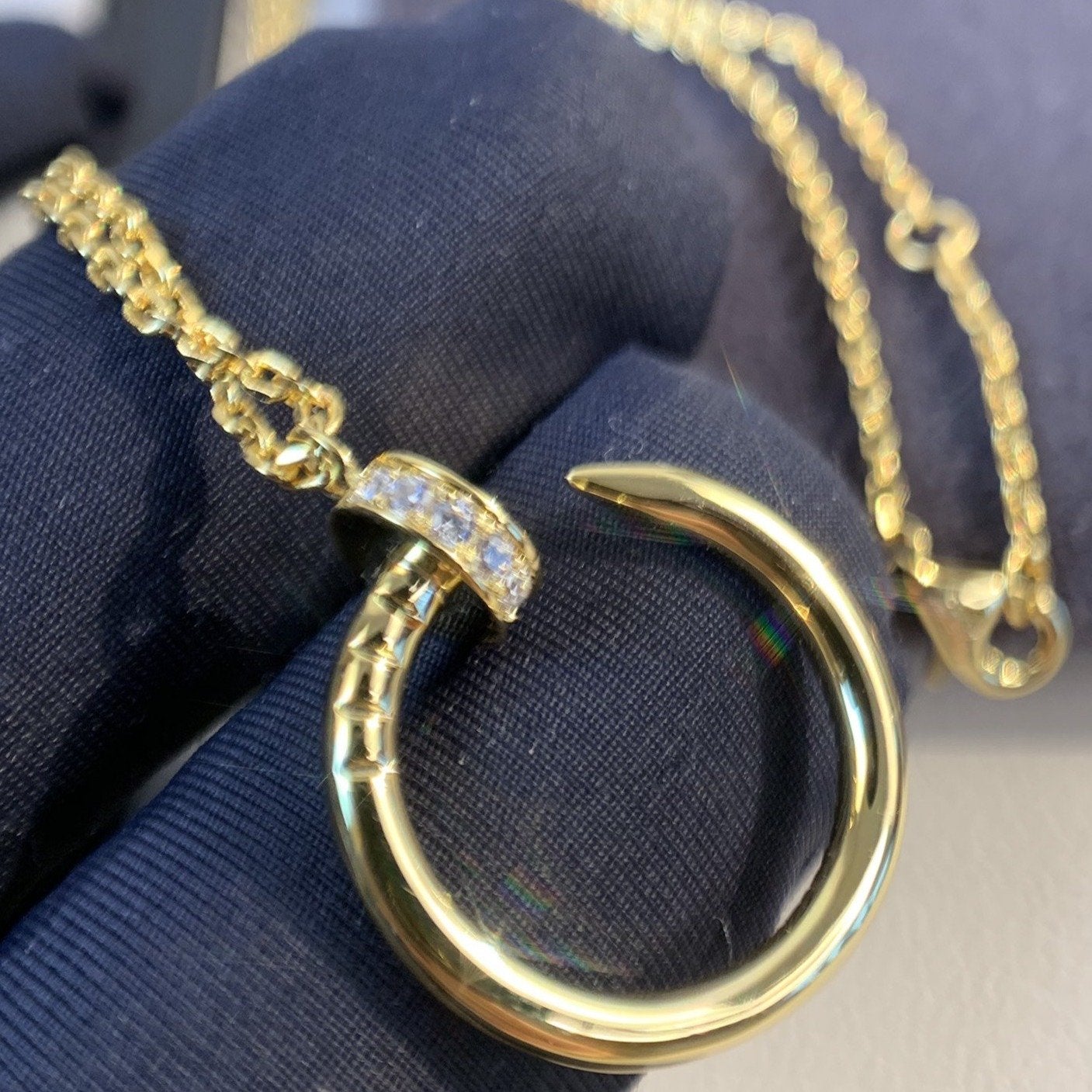 [Triumph Jewelry]JUSTE NECKLACE GOLD DIAMONDS