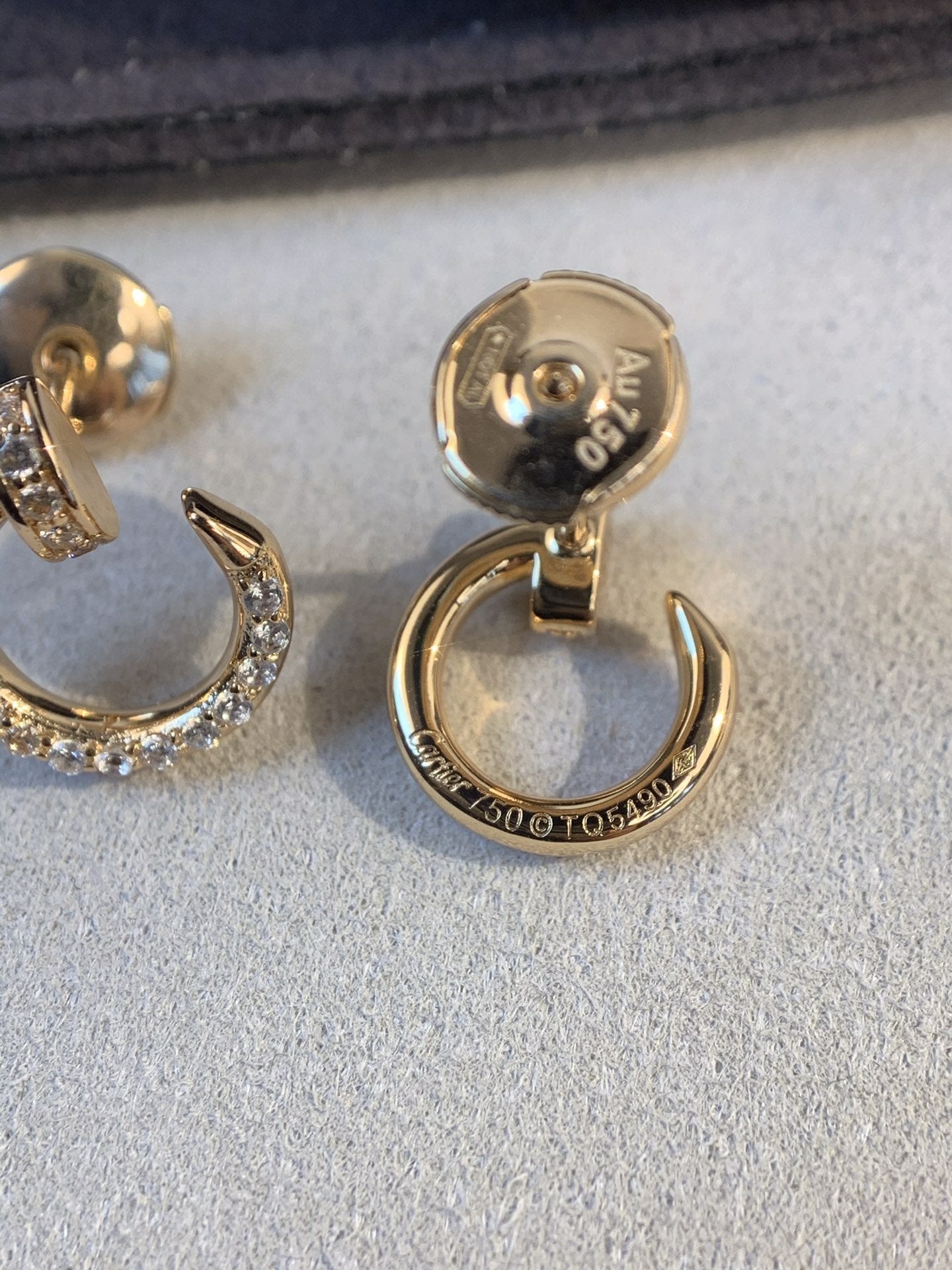 [Triumph Jewelry]JUSTE EARRINGS GOLD DIAMONDS