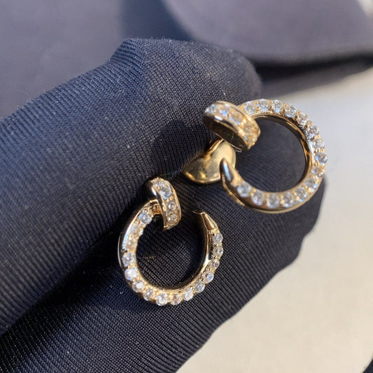 [Triumph Jewelry]JUSTE EARRINGS GOLD DIAMONDS