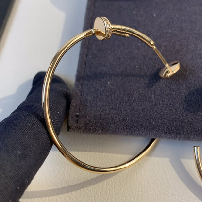 [Triumph Jewelry]JUSTE EARRINGS GOLD DIAMONDS 1.8MM