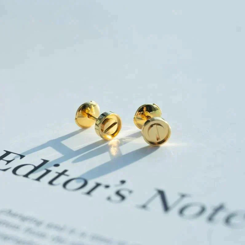 [Triumph Jewelry]LOVE EARRINGS GOLD 10MM