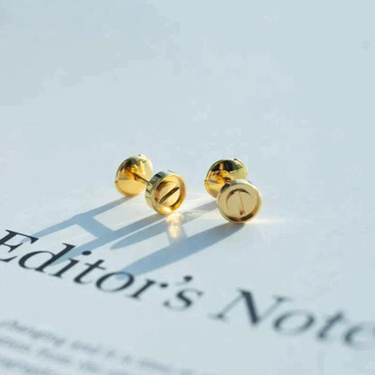 [Triumph Jewelry]LOVE EARRINGS GOLD 10MM