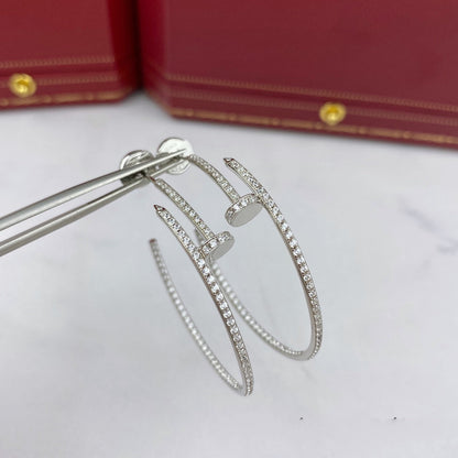 [Triumph Jewelry]JUSTE EARRINGS FULL DIAMONDS 1.8MM