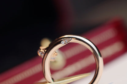 [Triumph Jewelry]JUSTE RING 2.65MM PINK GOLD DIAMOND
