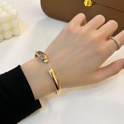 [Triumph Jewelry]PANTHERE GOLD OPEN BRACELET