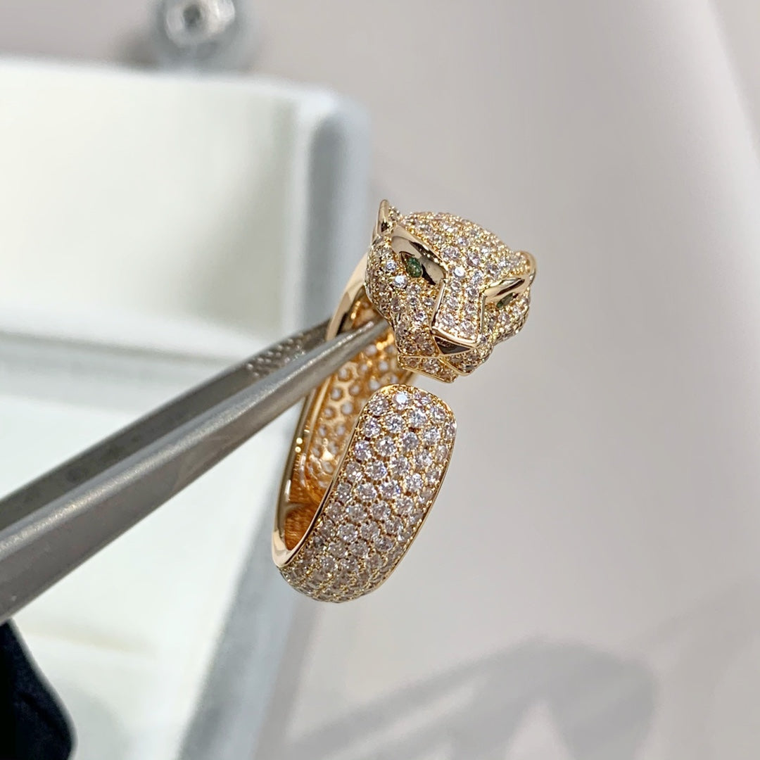 [Triumph Jewelry]PANTHERE PINK GOLD DIAMOND RING