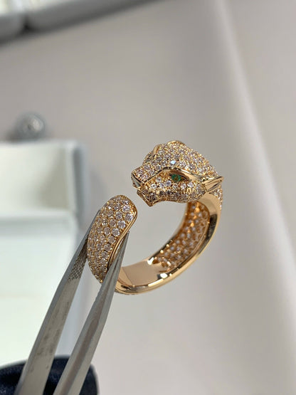 [Triumph Jewelry]PANTHERE PINK GOLD DIAMOND RING