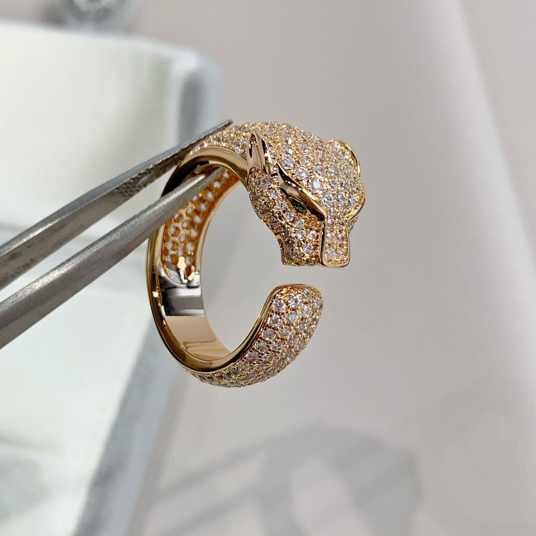 [Triumph Jewelry]PANTHERE PINK GOLD DIAMOND RING