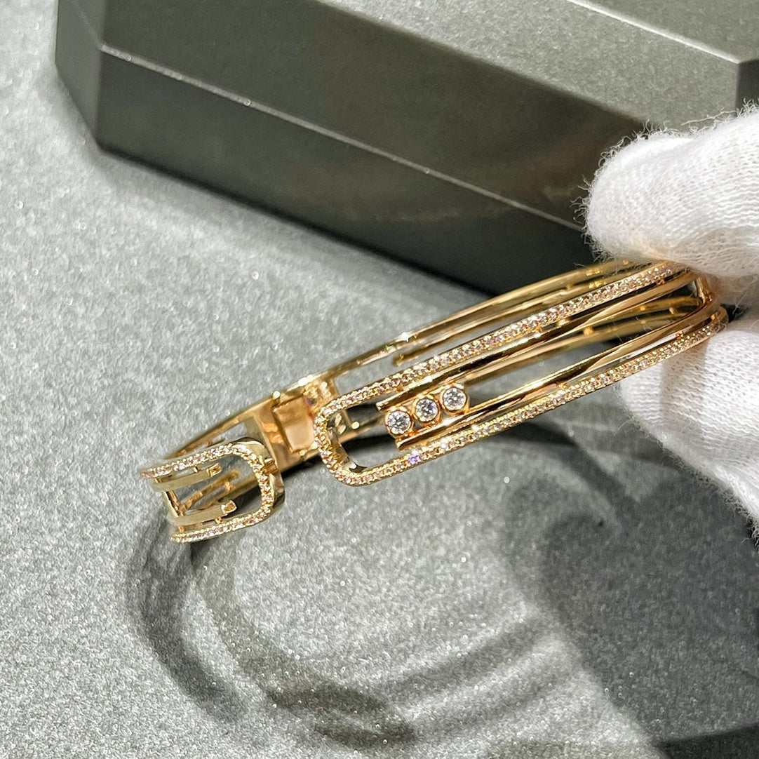 [Triumph Jewelry]MOVE 10TH PAVED DIAMOND BRACELET