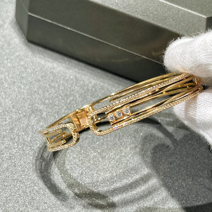 [Triumph Jewelry]MOVE 10TH PAVED DIAMOND BRACELET