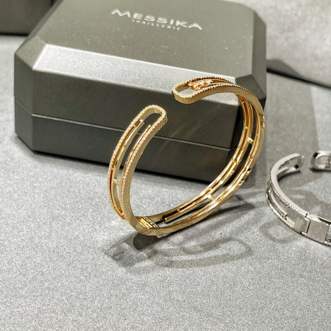 [Triumph Jewelry]MOVE 10TH PAVED DIAMOND BRACELET