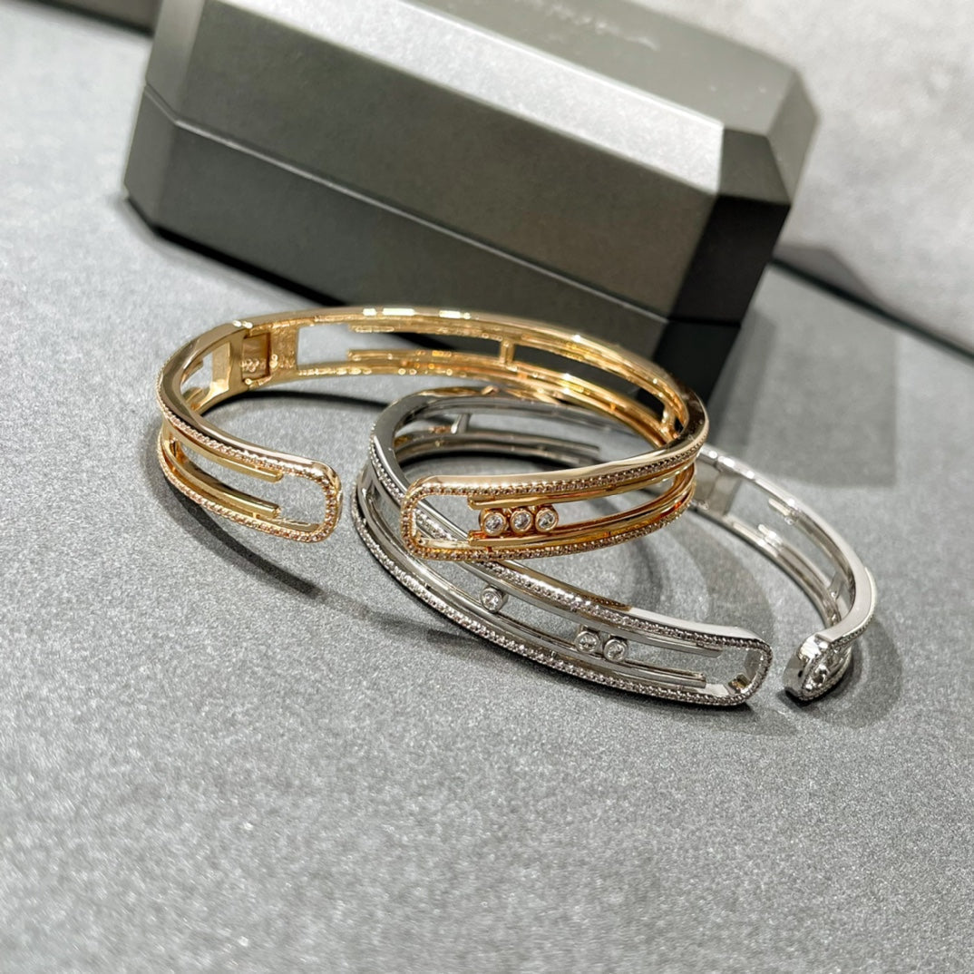 [Triumph Jewelry]MOVE 10TH PAVED DIAMOND BRACELET