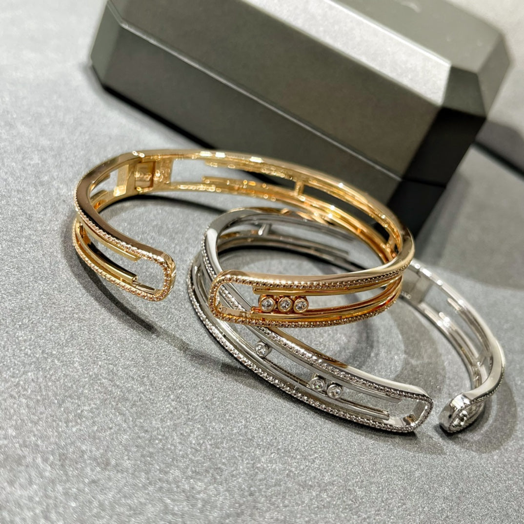 [Triumph Jewelry]MOVE 10TH PAVED DIAMOND BRACELET
