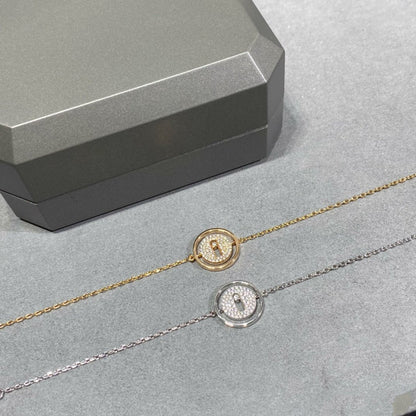[Triumph Jewelry]LUCKY MOVE DIAMOND PAVED BRACELET