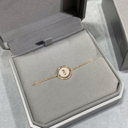 [Triumph Jewelry]LUCKY MOVE DIAMOND PAVED BRACELET