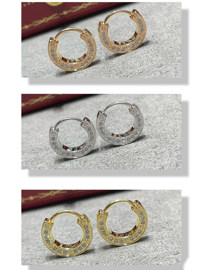 [Triumph Jewelry]LOVE DIAMOND EARRINGS