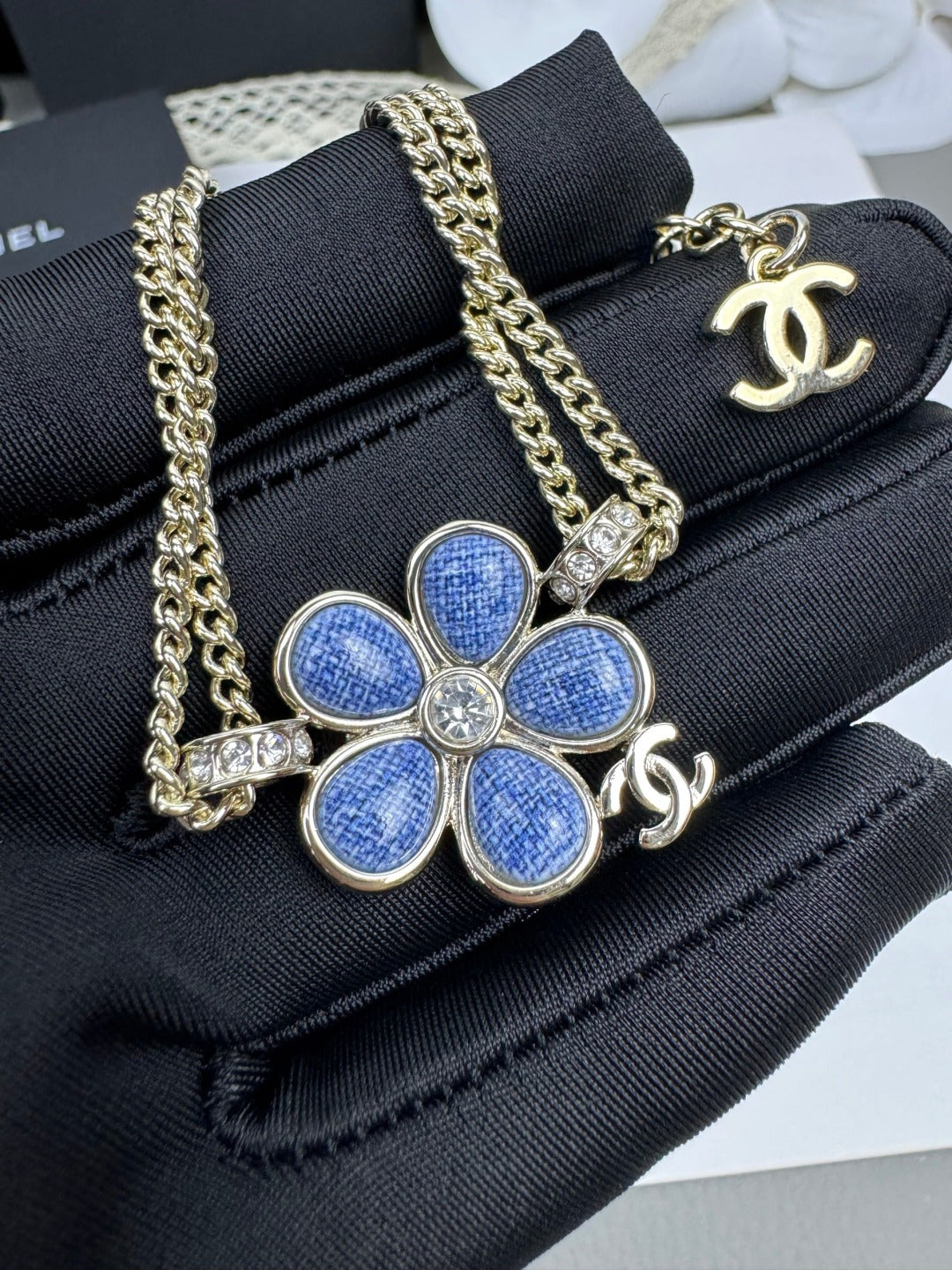 [Triumph Jewelry]VOLTE New Blue Floral Double-Layer Bracelet
