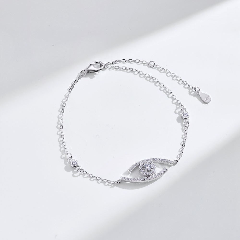 [Triumph Jewelry]Lucky Eye Pave-Set Diamond Bracelet