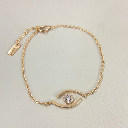 [Triumph Jewelry]Lucky Eye Pave-Set Diamond Bracelet