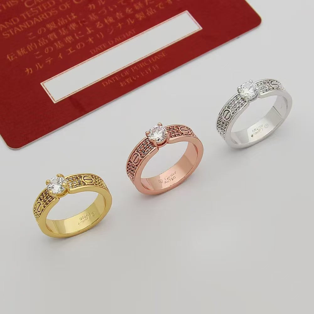 [Triumph Jewelry]Starry Sky Diamond Ring