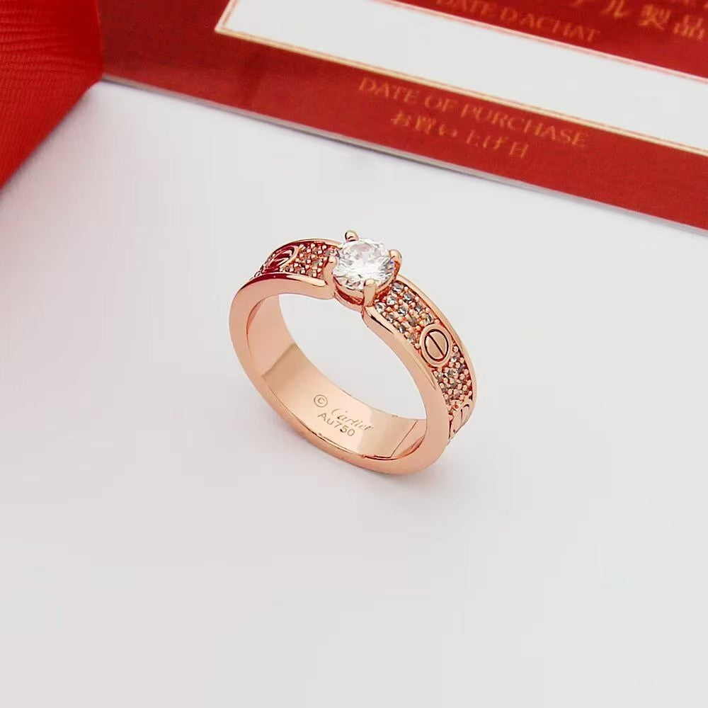 [Triumph Jewelry]Starry Sky Diamond Ring