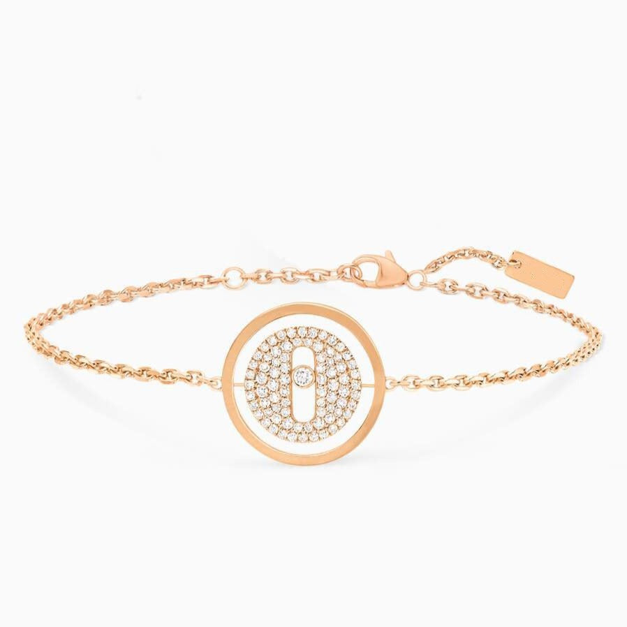 [Triumph Jewelry]LUCKY MOVE DIAMOND PAVED BRACELET