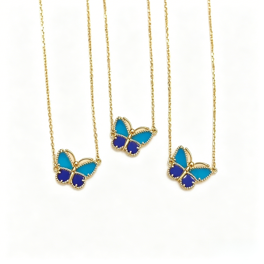 [Triumph Jewelry] 2026 NEW LUCKY BUTTERFLY 1 MOTIFS NECKLACE