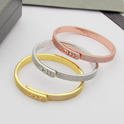 [Triumph Jewelry]Move Noa Full Pavé Diamond Bangle Bracelet