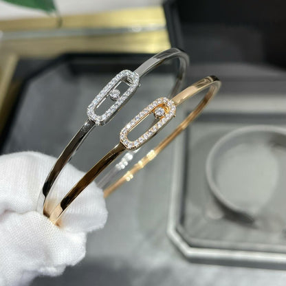 [Triumph Jewelry]Move Uno pavé flex bangle medium