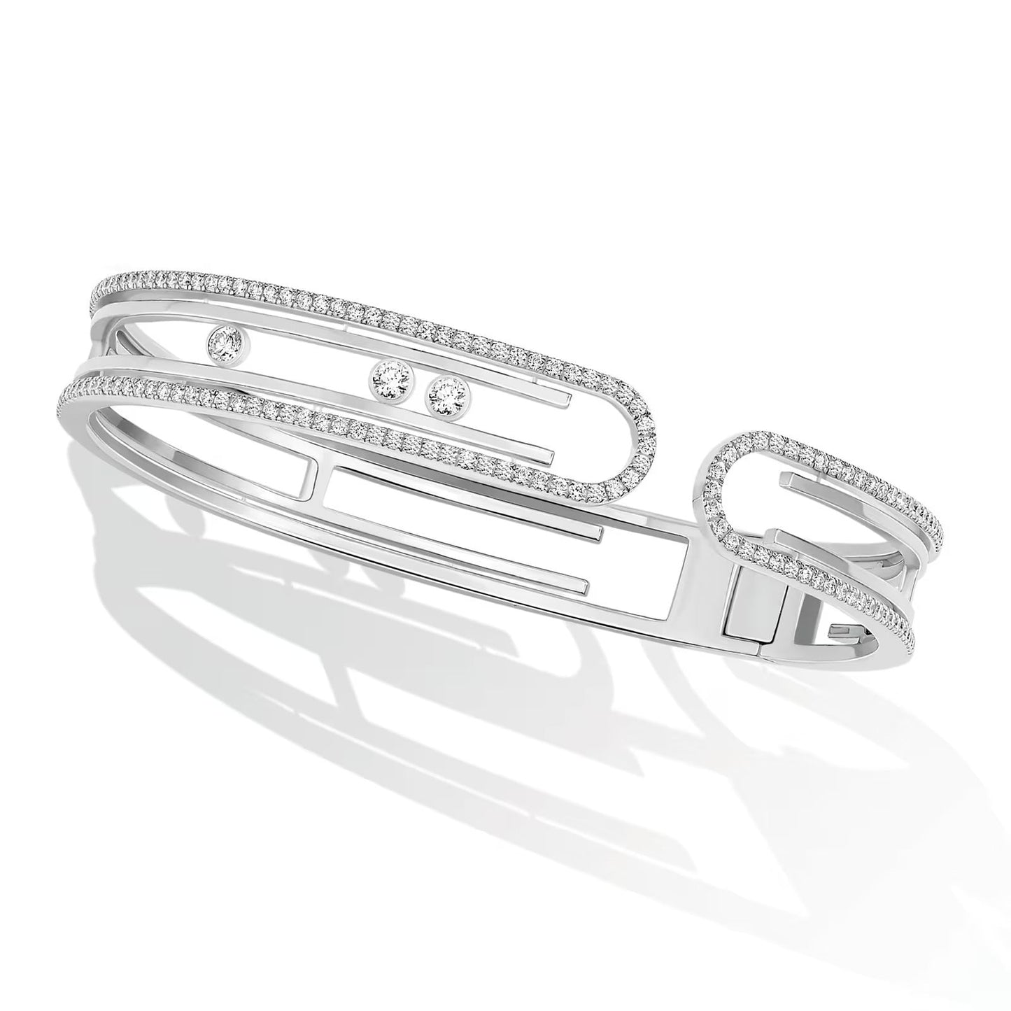 [Triumph Jewelry]MOVE 10TH PAVED DIAMOND BRACELET