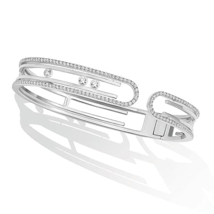 [Triumph Jewelry]MOVE 10TH PAVED DIAMOND BRACELET