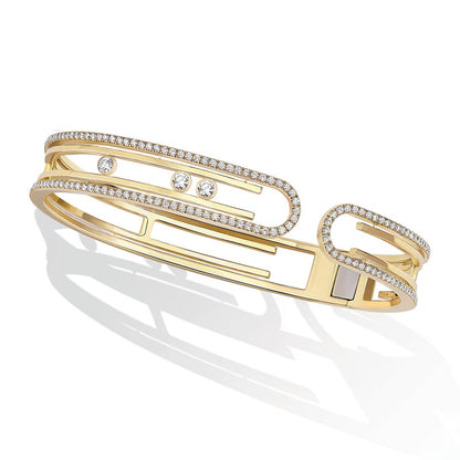 [Triumph Jewelry]MOVE 10TH PAVED DIAMOND BRACELET