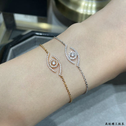 [Triumph Jewelry]Lucky Eye Pave-Set Diamond Bracelet