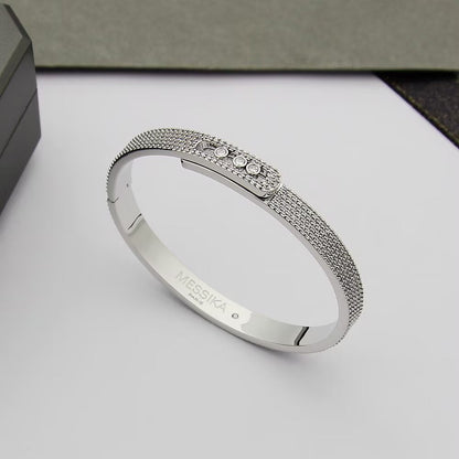[Triumph Jewelry]Move Noa Full Pavé Diamond Bangle Bracelet