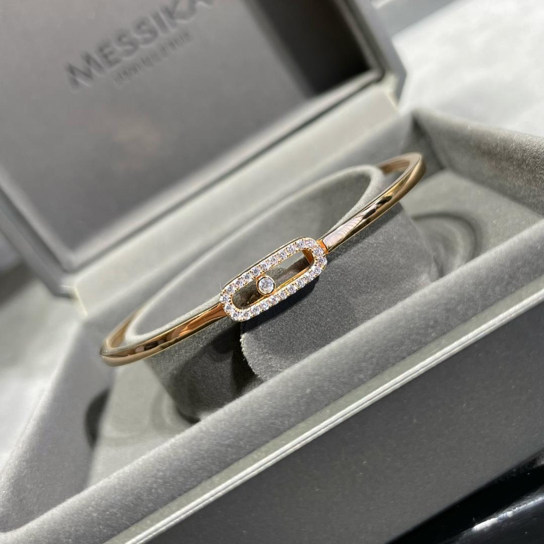 [Triumph Jewelry]Move Uno pavé flex bangle medium