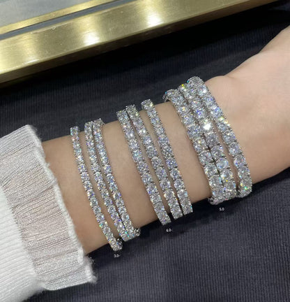 [Triumph Jewelry jewelrys]TENNIS BRACELET WITH FULL DIAMOND SETTING