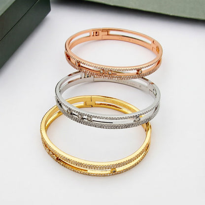 [Triumph Jewelry]Move Romane pavé bangle
