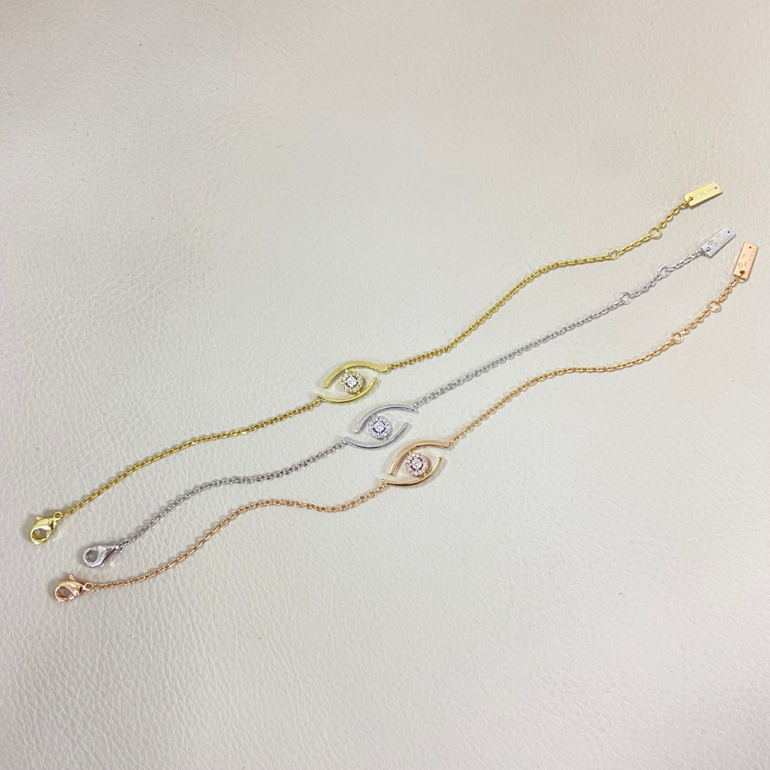 [Triumph Jewelry]Lucky Eye Pave-Set Diamond Bracelet
