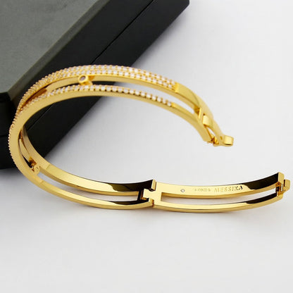 [Triumph Jewelry]Move Romane pavé bangle